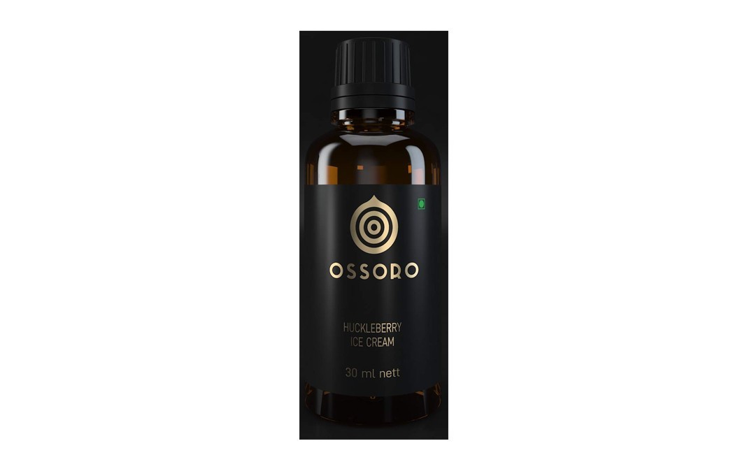 Ossoro Huckleberry Ice Cream    Glass Bottle  30 millilitre